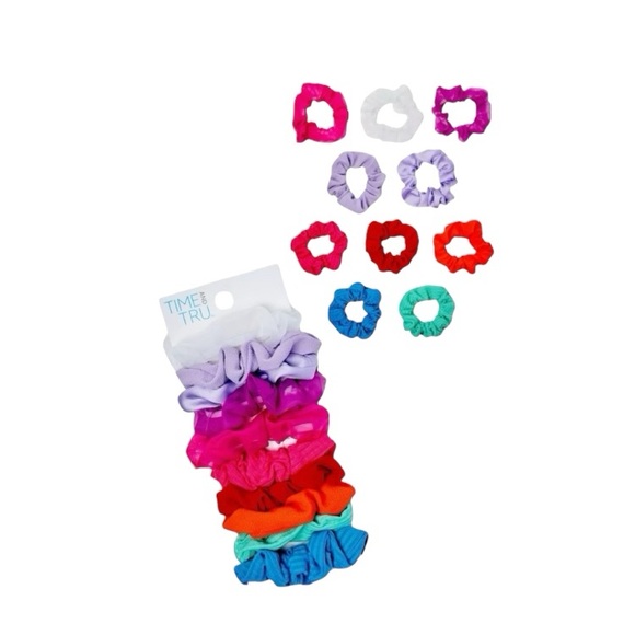 Time And Tru Multi Color Hair Scrunchies - Picture 1 of 5